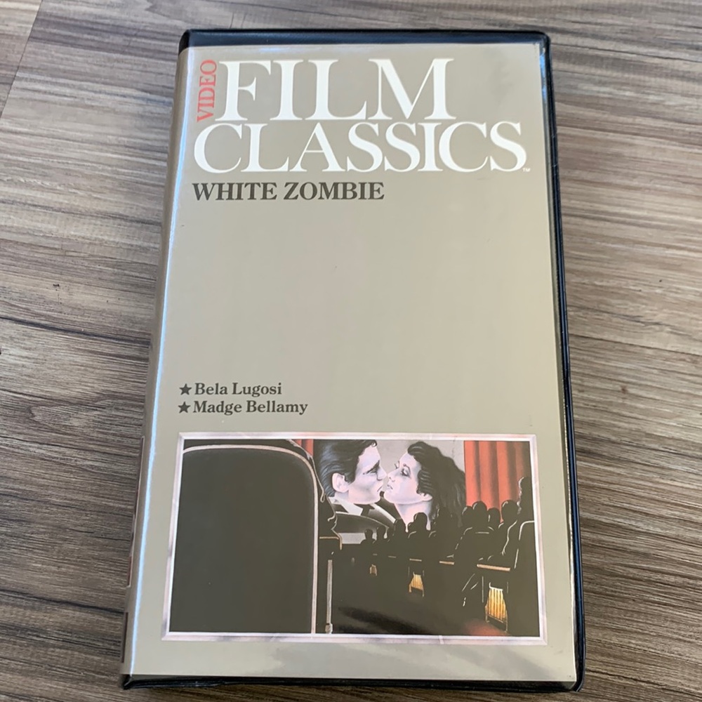 White Zombie VHS tape Bela Lugosi and Madge Bellamy classic